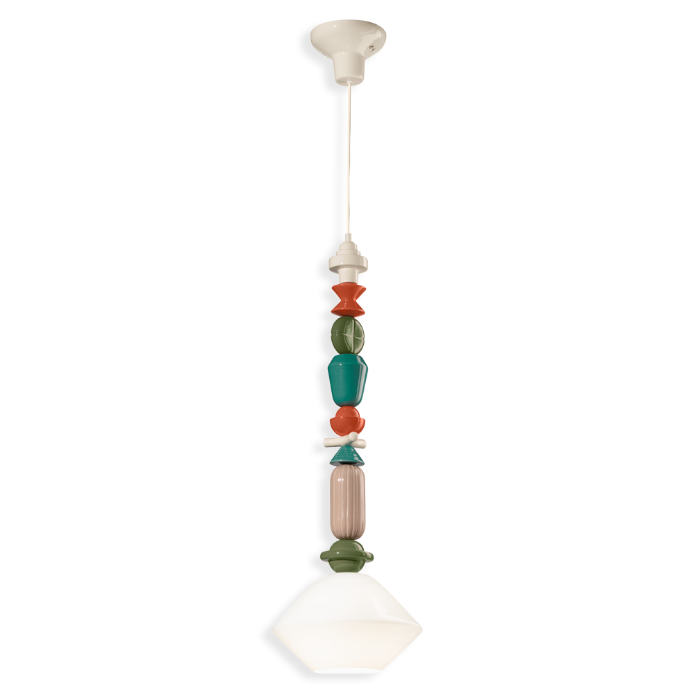 Levně Ferroluce Závěsné vintage svítidlo LARIAT, v. 87 cm, 1xE27