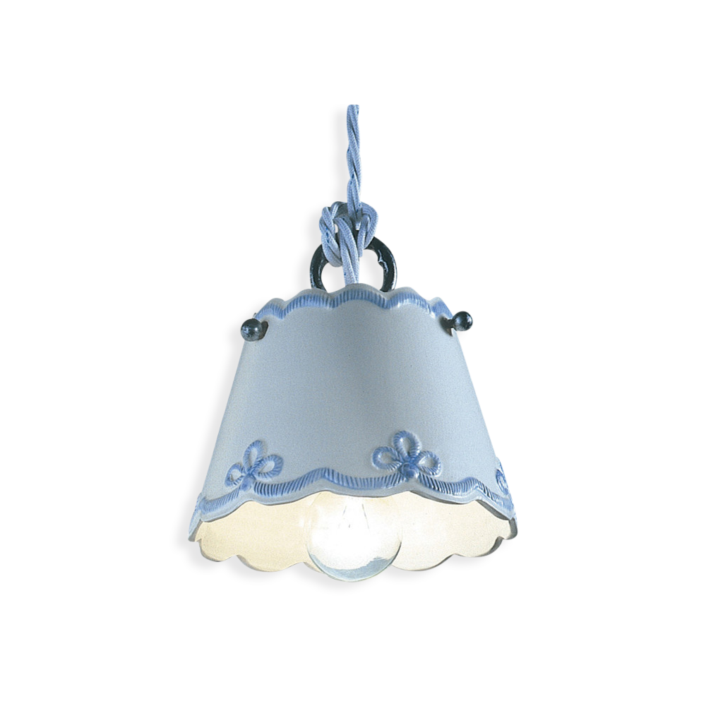Levně Ferroluce Závěsné vintage svítidlo RAVENNA, ∅ 15 cm, 1xE14