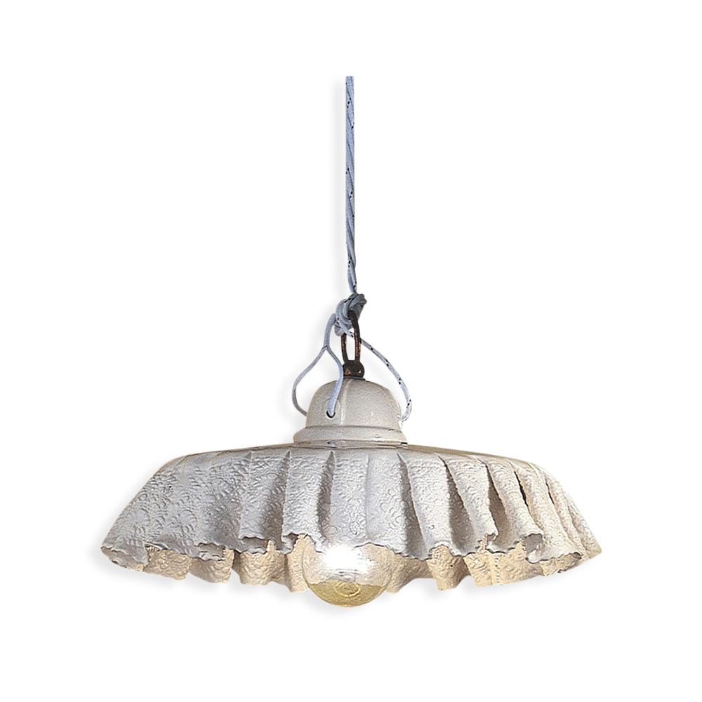 Ferroluce Závěsné retro svítidlo MODENA, ∅ 32 cm, 1xE27