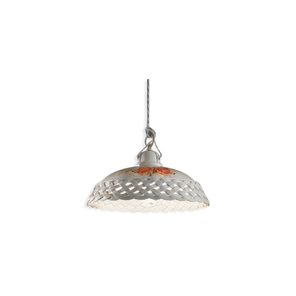 Ferroluce Závěsné svítidlo VERONA, ∅ 32 cm, 1xE27