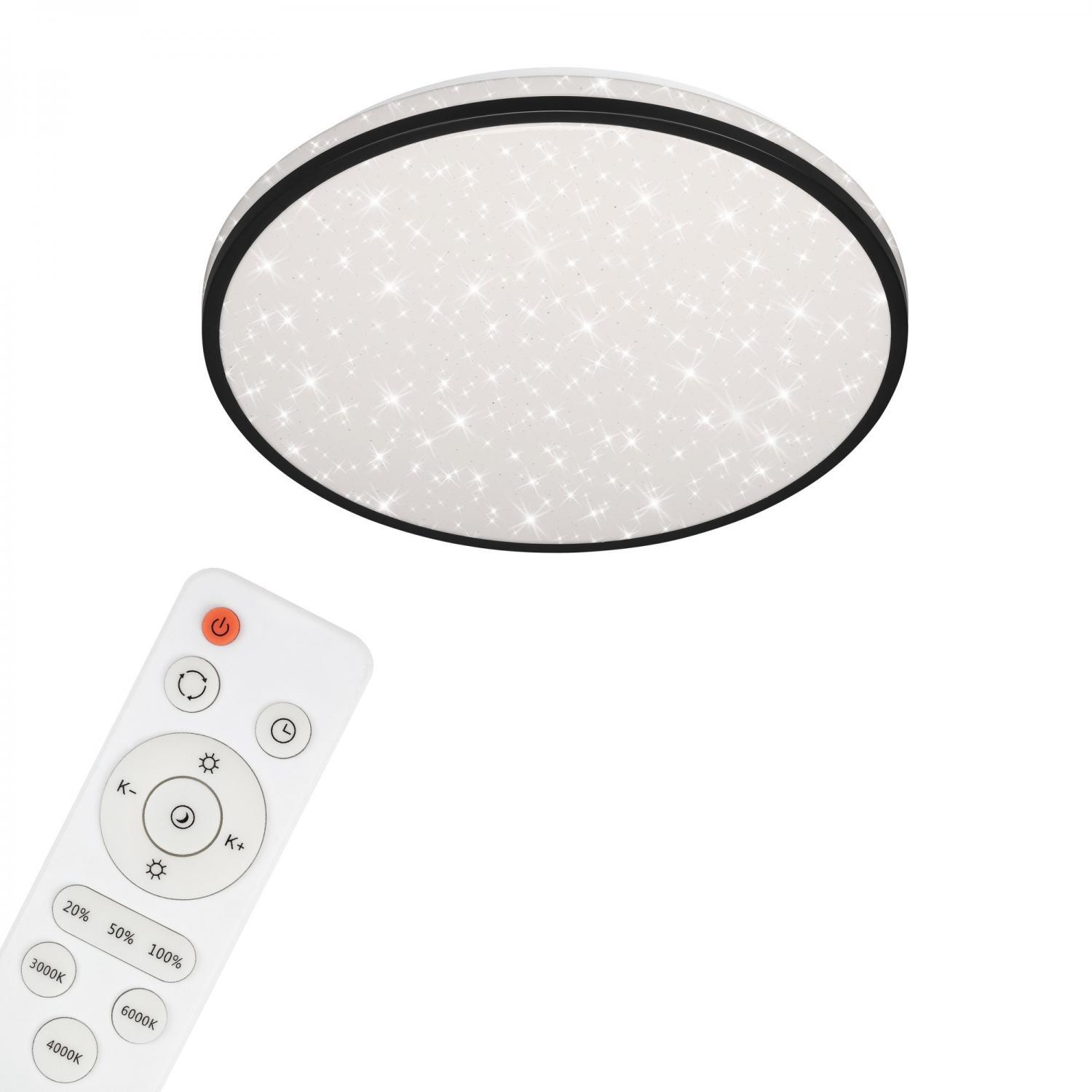 Briloner Smart LED stropní svítidlo, hvězdné nebe ⌀ 38cm, 3000-6500K
