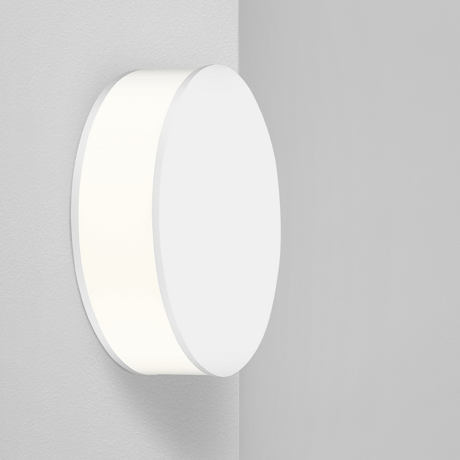 Levně ZAHO Nástěnné LED svítidlo LUNA WL1, 7W, v. 20 cm Barva: Bílá, Teplota světla: 2700K - teplá bílá, Stmívání, řízení: Casambi