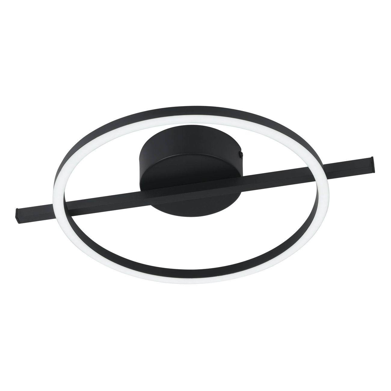 EGLO Stropní/nástěnné LED svítidlo Amandolo š. 30cm, 2700-6500K Barva: Černá