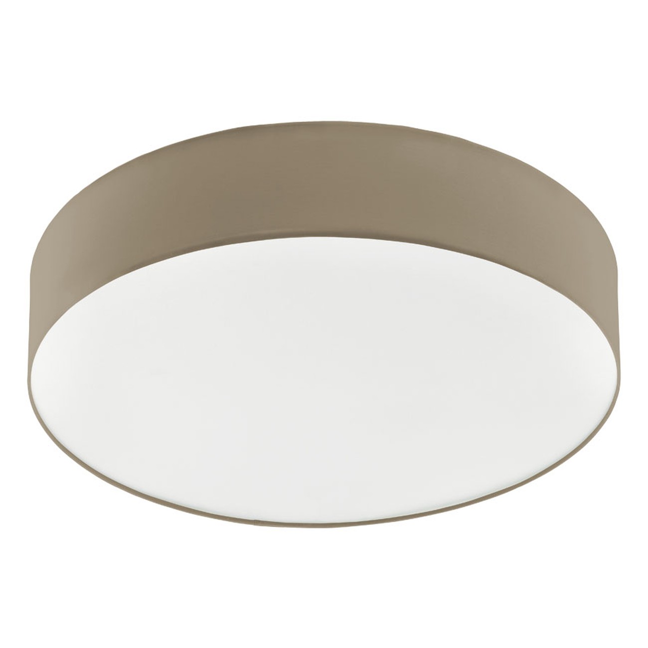 EGLO Smart stropní LED svítidlo Romao-Z ø57 cm v. 12 cm, 2700-6500K Barva: Šedohnědá