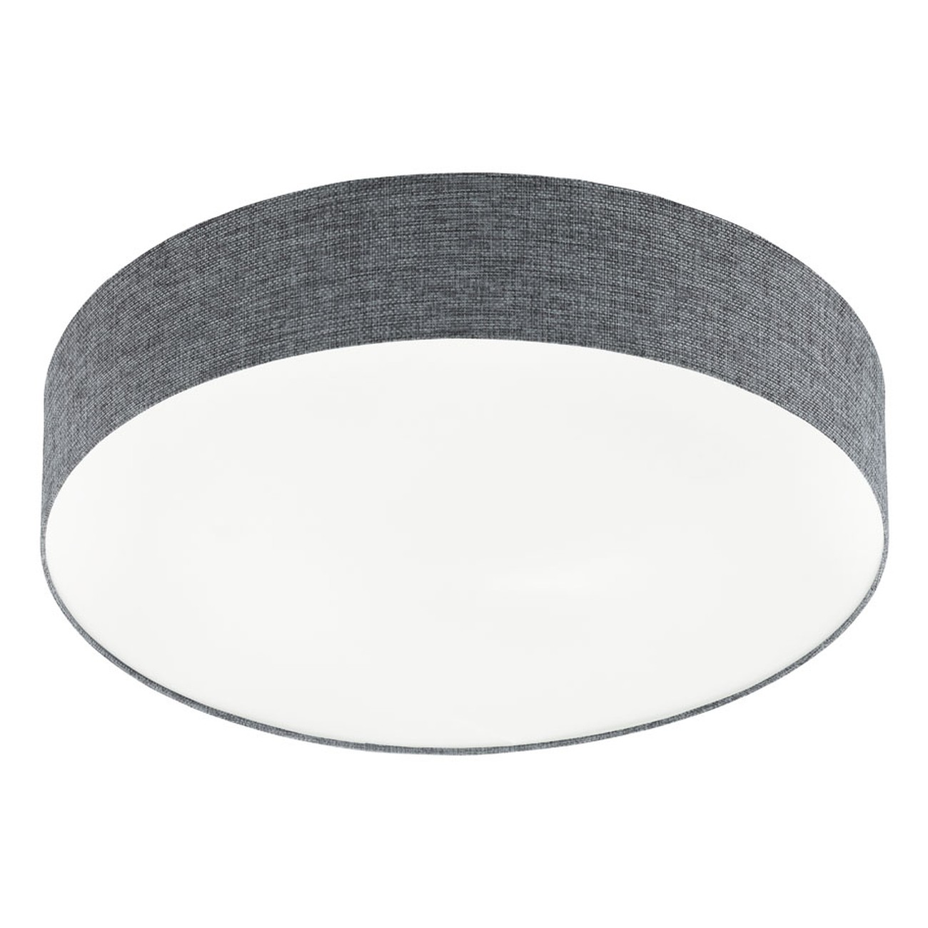 EGLO Smart stropní LED svítidlo Romao-Z ø57 cm v. 12 cm, 2700-6500K Barva: Šedá