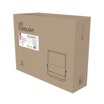 Emos lighting LED reflektor ASIMO asymmetric 300W, černý, neutrální bílá 1531130000