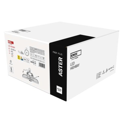 Emos lighting LED průmyslové závěsné svítidlo HIGHBAY ASTER 120° 100W 1546139200