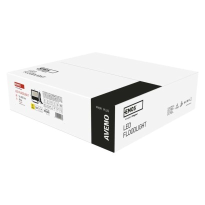 Emos lighting LED reflektor AVENO 100W, černý, neutrální bílá 1531244300