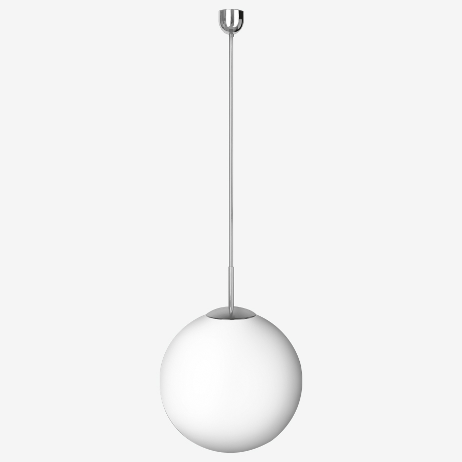 Lucis Závěsné LED svítidlo POLARIS ZT 37,3W, ⌀ 500 mm Barva: Chrom, Teplota světla: 3000K - teplá bílá, Stmívání, řízení: ON/OFF