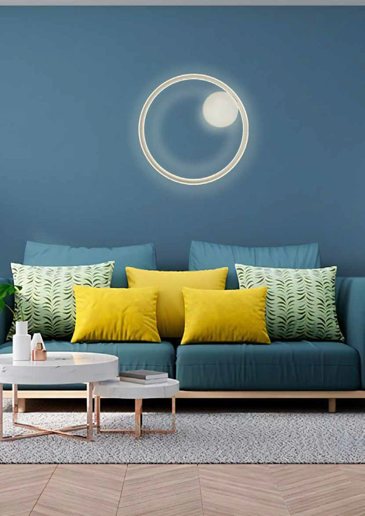 Palnas LED stropní svítidlo Dona 2 UP, ⌀ 60cm, 36W Barva: Bílá, Stmívání, řízení: bez stmívání
