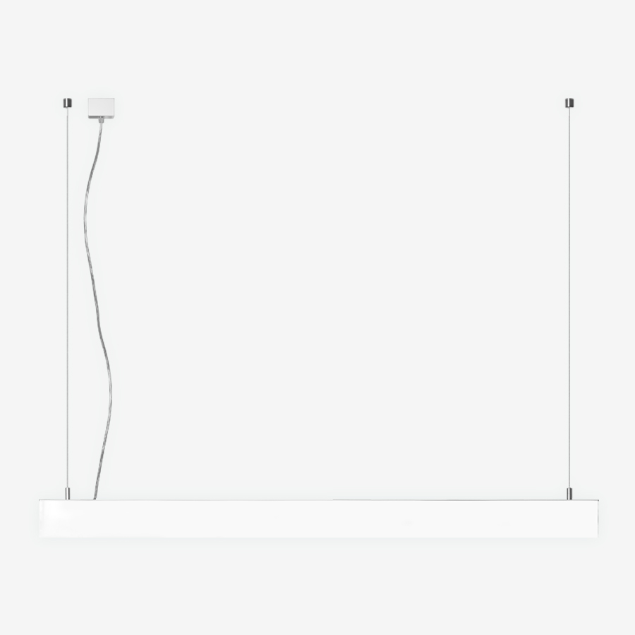 Lucis Závěsné LED svítidlo IZAR III 9,1W, d. 600 mm Barva: Bílá, Teplota světla: 3000K - teplá bílá, Stmívání, řízení: ON/OFF