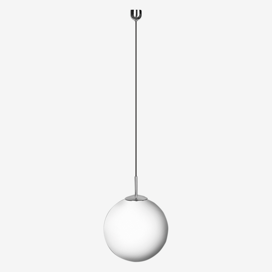 Lucis Závěsné LED svítidlo POLARIS ZK PE 37,3W, ⌀ 400 mm Barva: Chrom, Teplota světla: 4000K - denní bílá, Stmívání, řízení: DALI