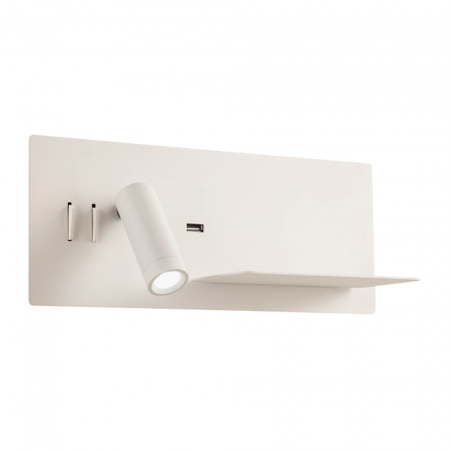 Redo Nástěnné LED svítidlo Brook - pravá varianta Barva: Bílá