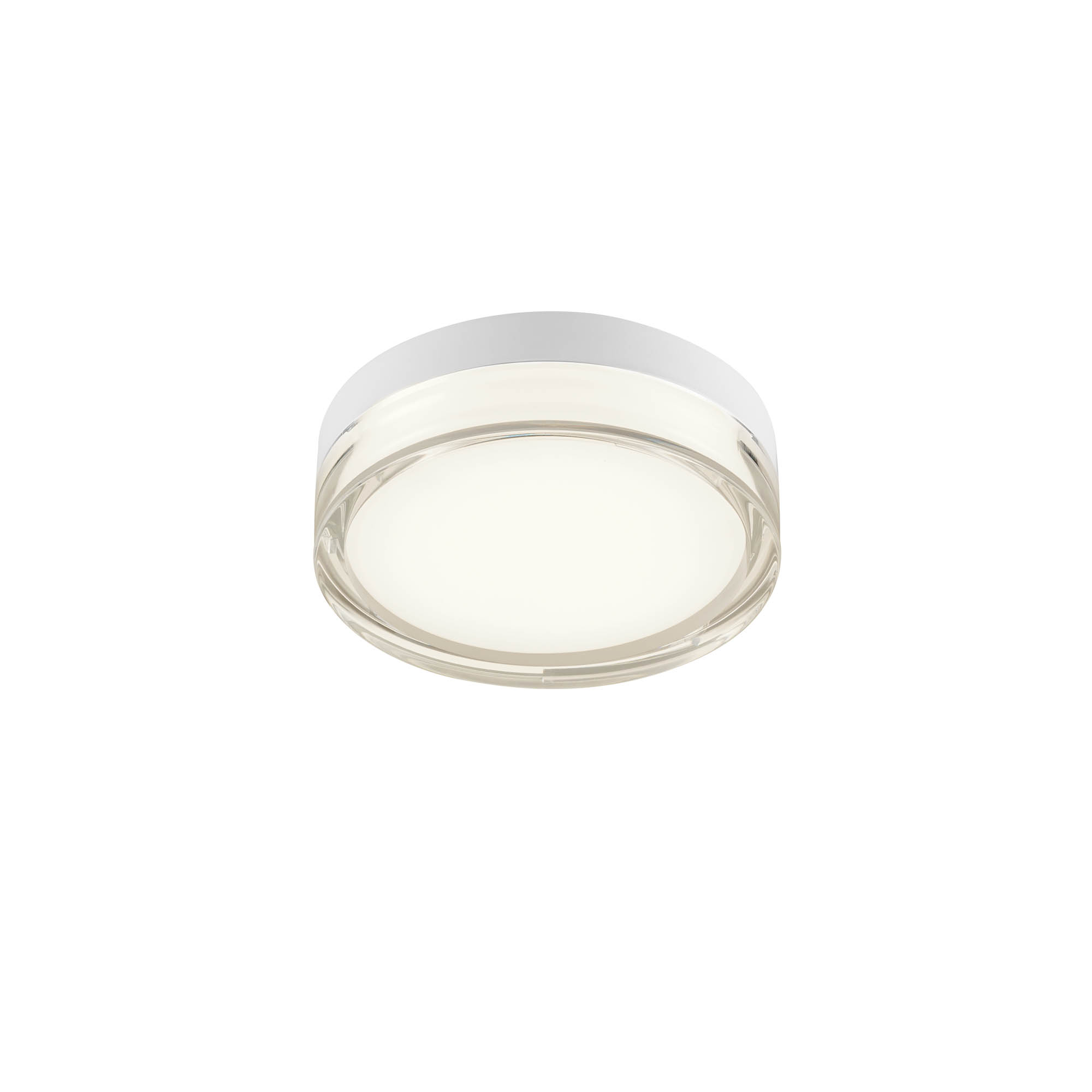 Redo Stropní LED svítidlo FRISBI, 8W, Ø 150 mm, IP44 Barva: Bílá, Teplota světla: 4000K