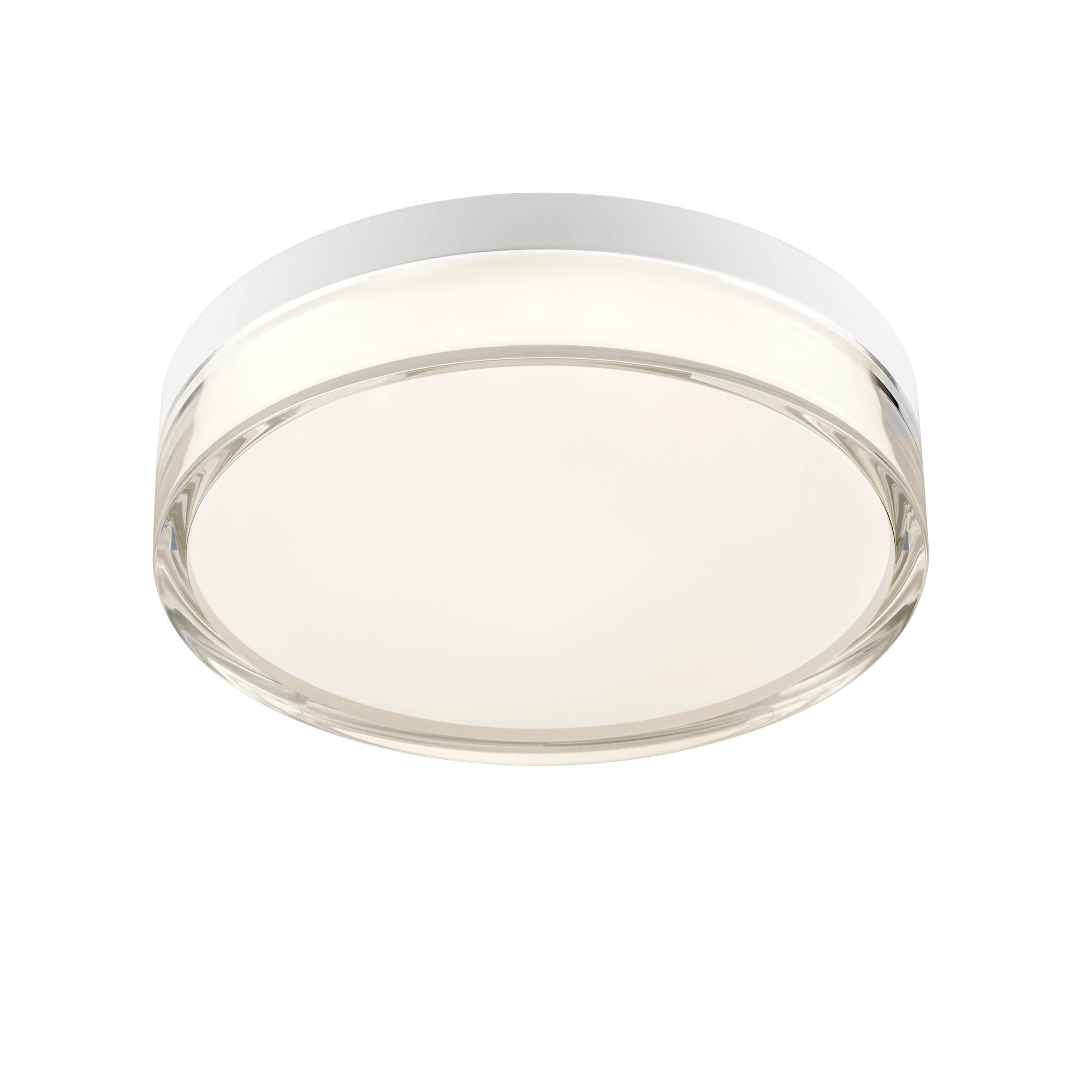 Redo Stropní LED svítidlo FRISBI, 12W, Ø 230 mm, CCT switch 3000-4000K, IP44 Barva: Bílá