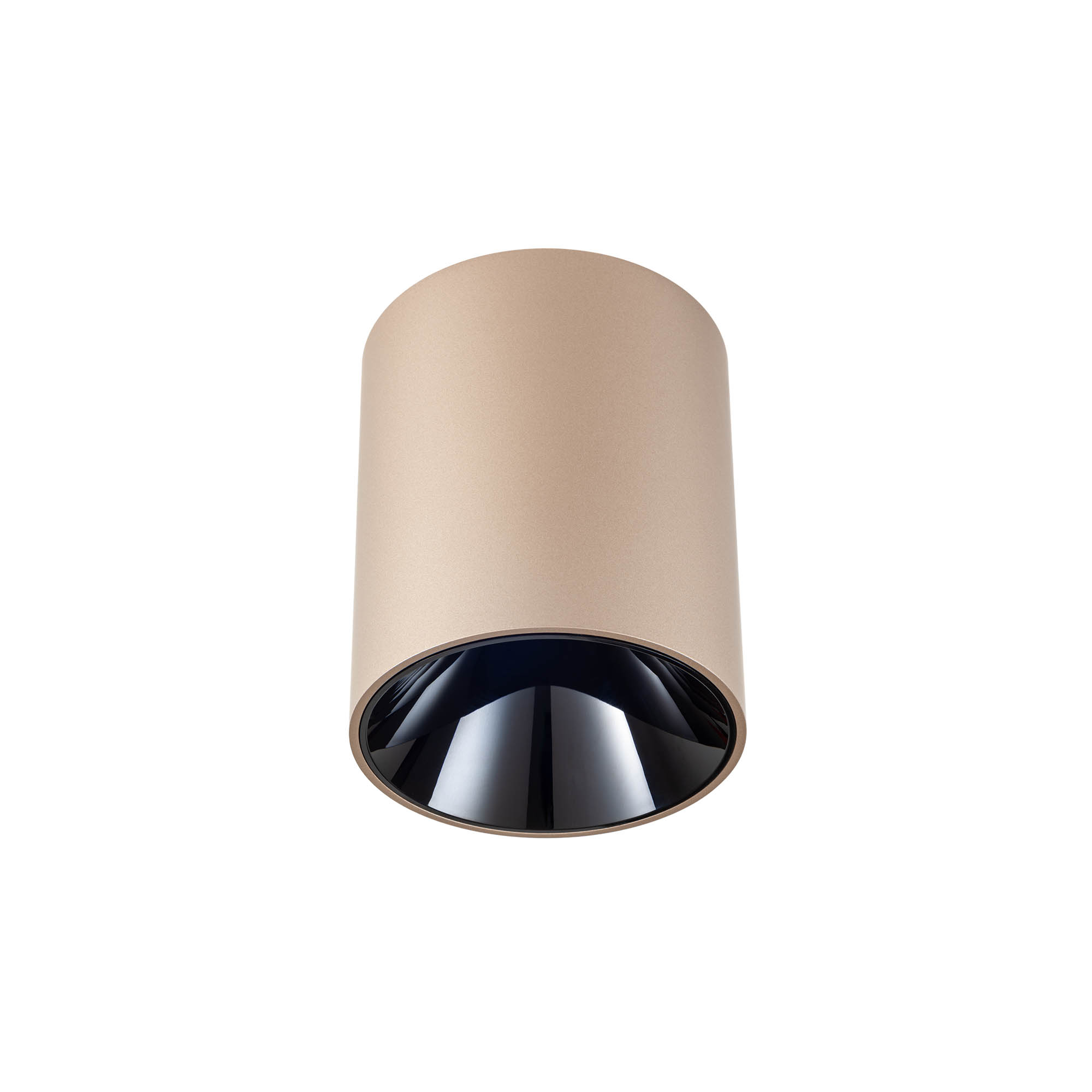 Redo Stropní LED svítidlo TAKTO 15,5W, Ø 90 mm Barva: Hnědo-černá, Teplota světla: 2700K