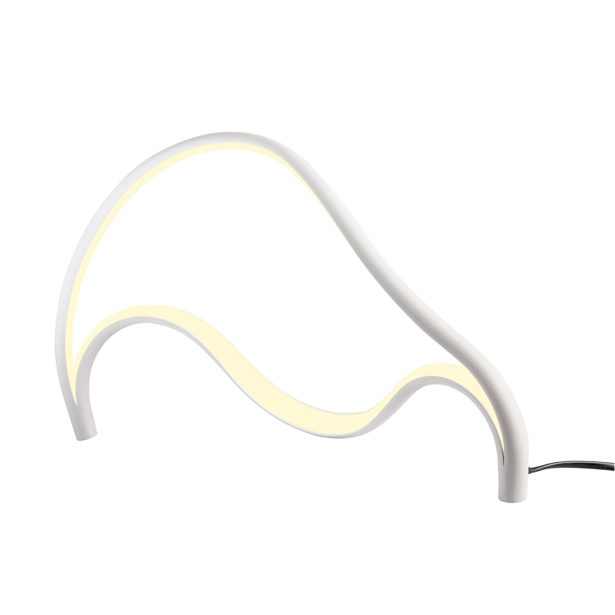 Redo Designová stolní lampa TEMPEST, 12W, š. 400 mm Barva: Bílá