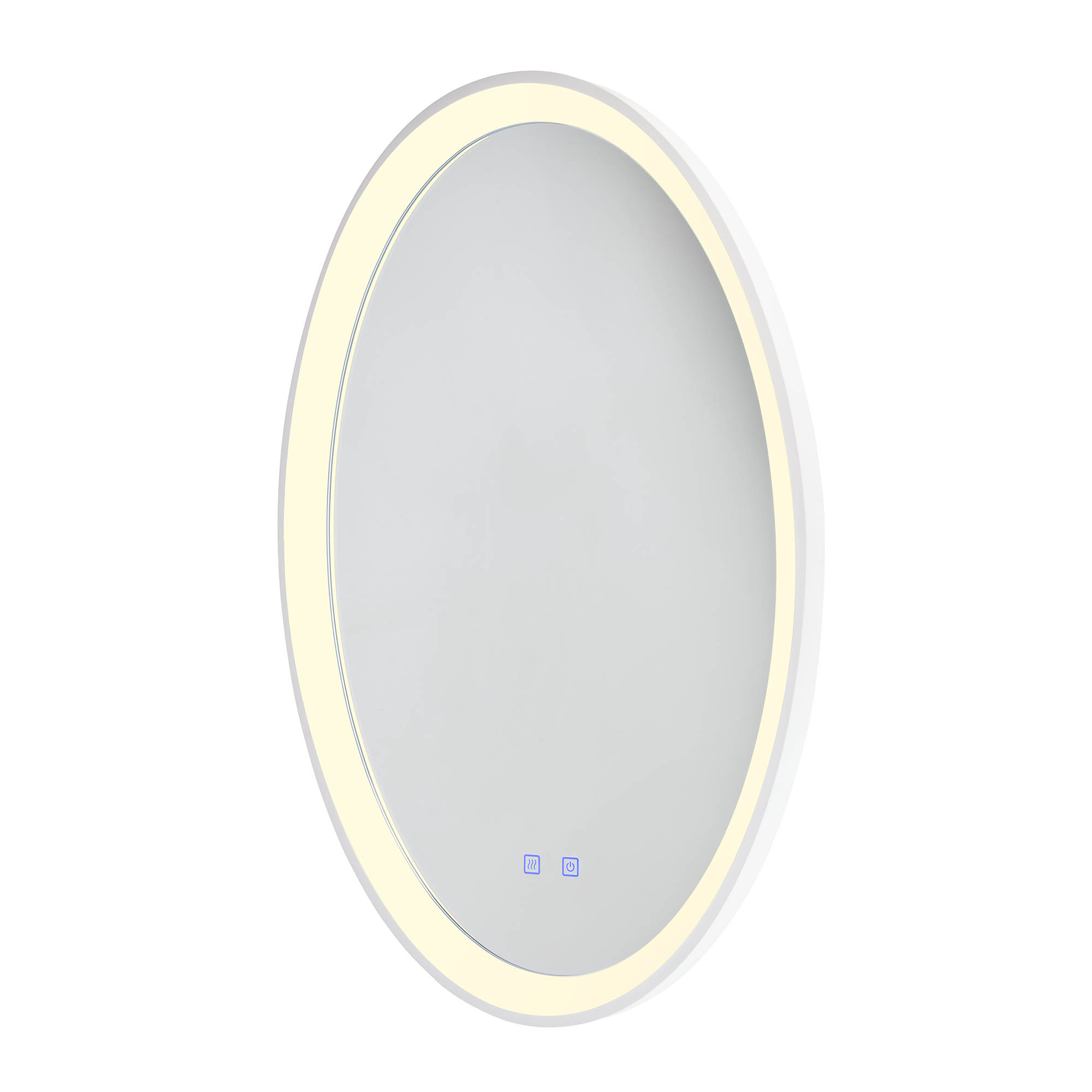 Redo Nástěnné LED zrcadlo VANITY, 36W, v. 800 mm, CCT switch 3000-6000K, IP44 Barva: Bílá