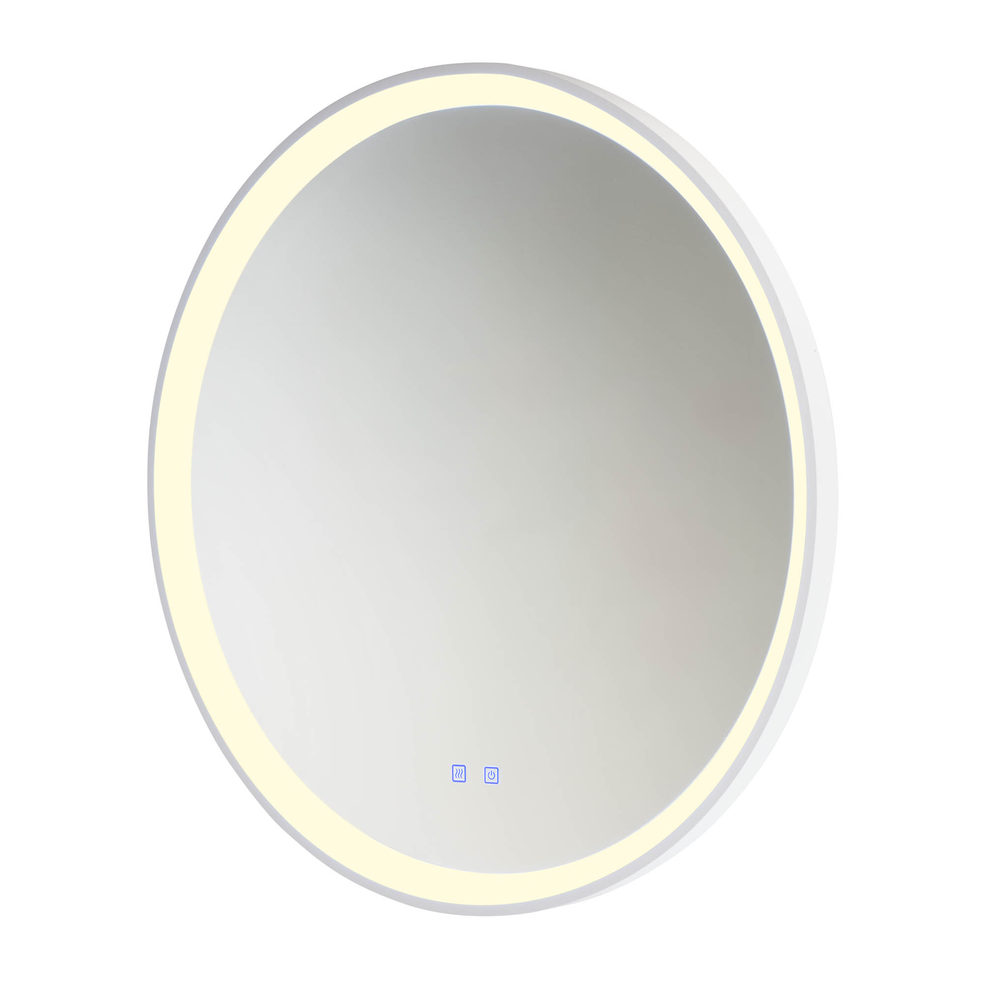 Redo Nástěnné LED zrcadlo VANITY, 48W, Ø 780 mm, CCT switch 3000-6000K, IP44 Barva: Bílá