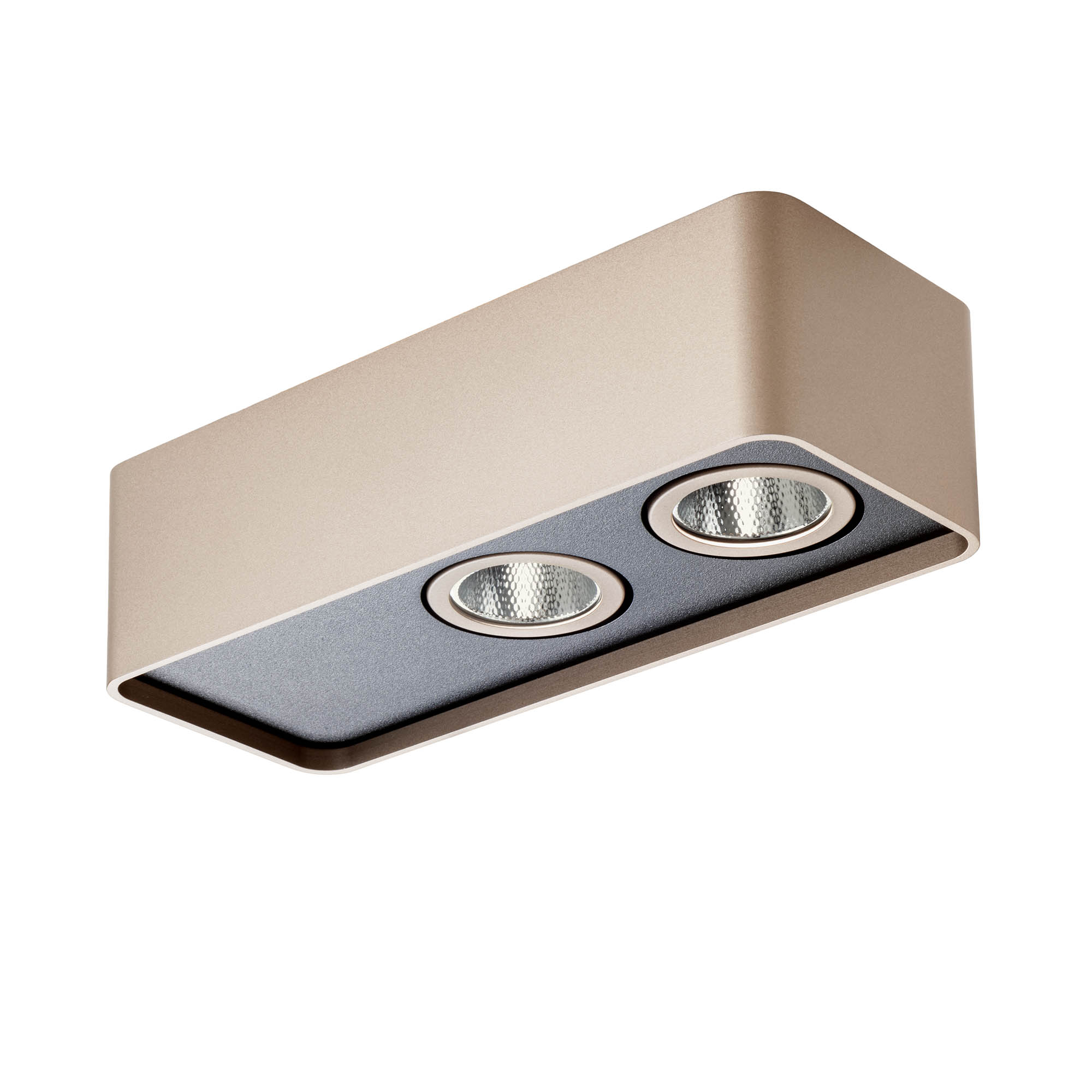 Redo Stropní LED svítidlo YUKI, 10W, š. 180 mm, 36° optic Barva: Kávová, Teplota světla: 2700K