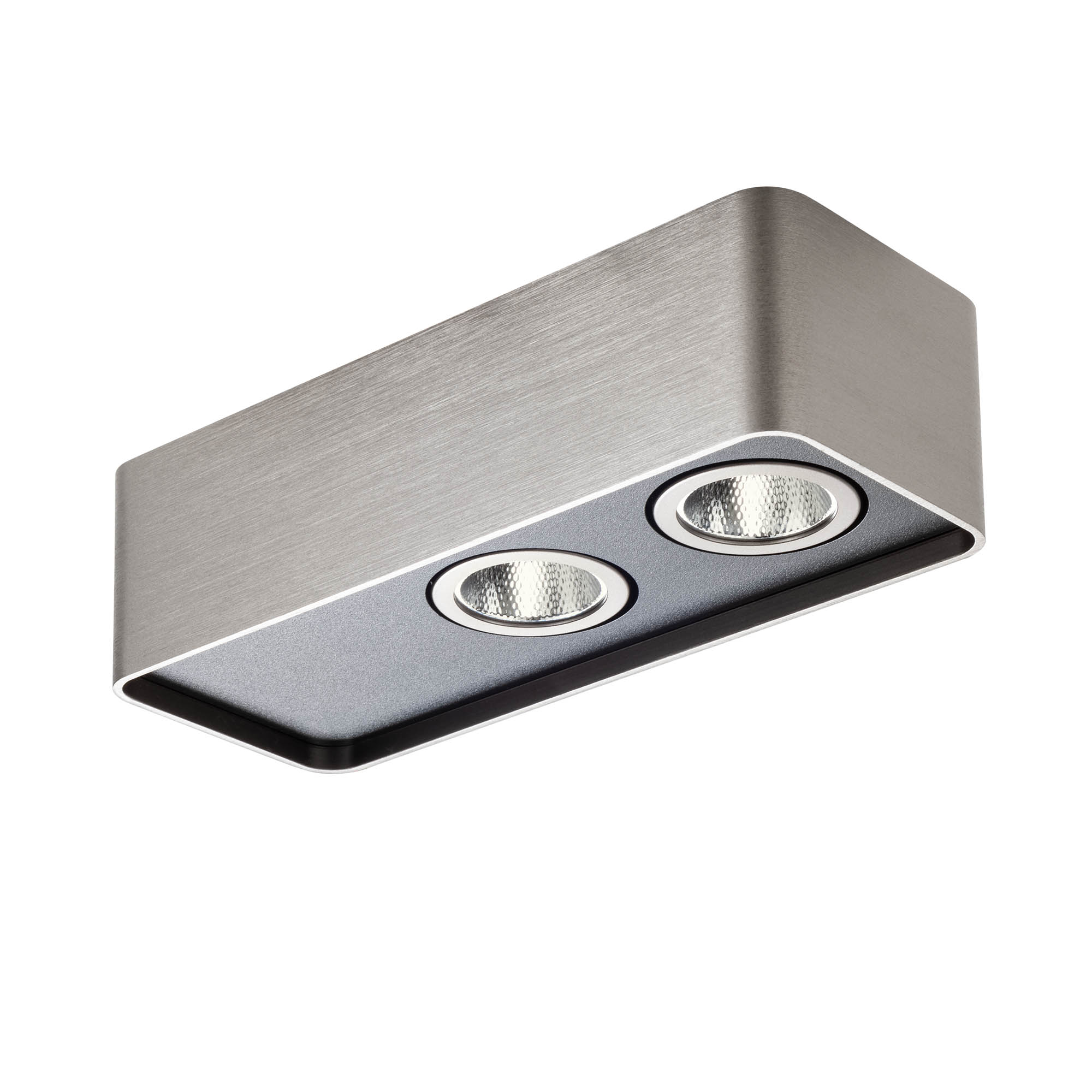 Redo Stropní LED svítidlo YUKI, 10W, š. 180 mm, 36° optic Barva: Nikl, Teplota světla: 2700K