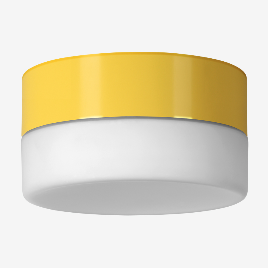 Lucis Stropní LED svítidlo NOMIA 23,3W, Ø 34 cm, IP40 Barva: Žlutá, Teplota světla: 3000K - teplá bílá, Stmívání, řízení: ON/OFF