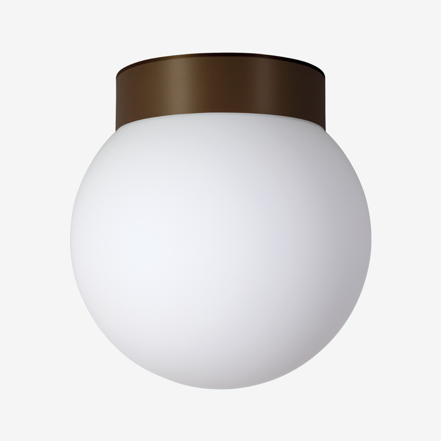 Lucis Stropní/nástěnné LED svítidlo POLARIS S.P 28,5W, š. 35 cm Barva: Bronz, Teplota světla: 4000K - denní bílá, Stmívání, řízení: ON/OFF