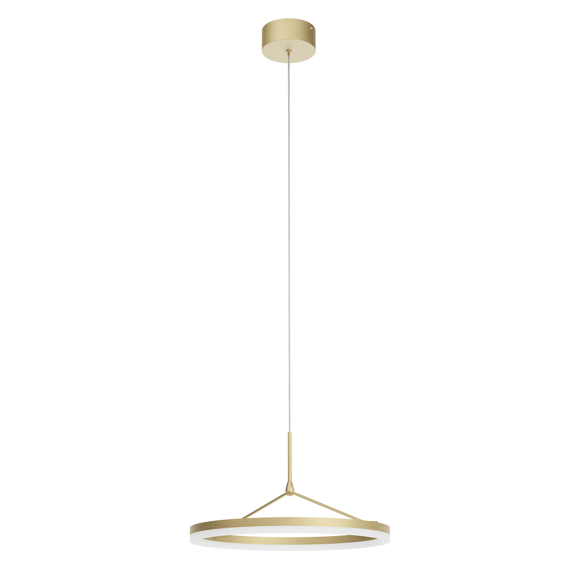 Redo Závěsné LED svítidlo ORBIT B ø 40 cm, 3000K Barva: Bronzová, Stmívání, řízení: TRIAC