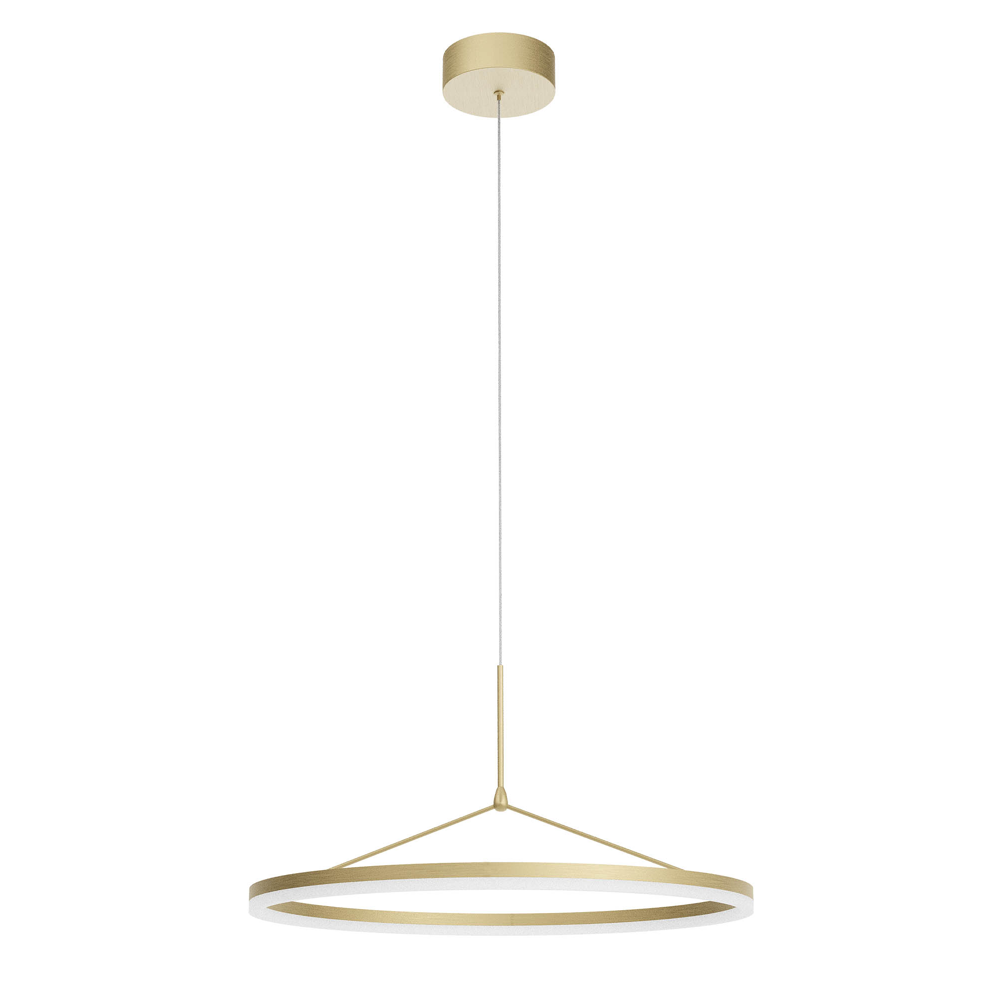 Levně Redo Závěsné LED svítidlo ORBIT B ø 60 cm, 3000K Barva: Bronzová, Stmívání, řízení: TRIAC