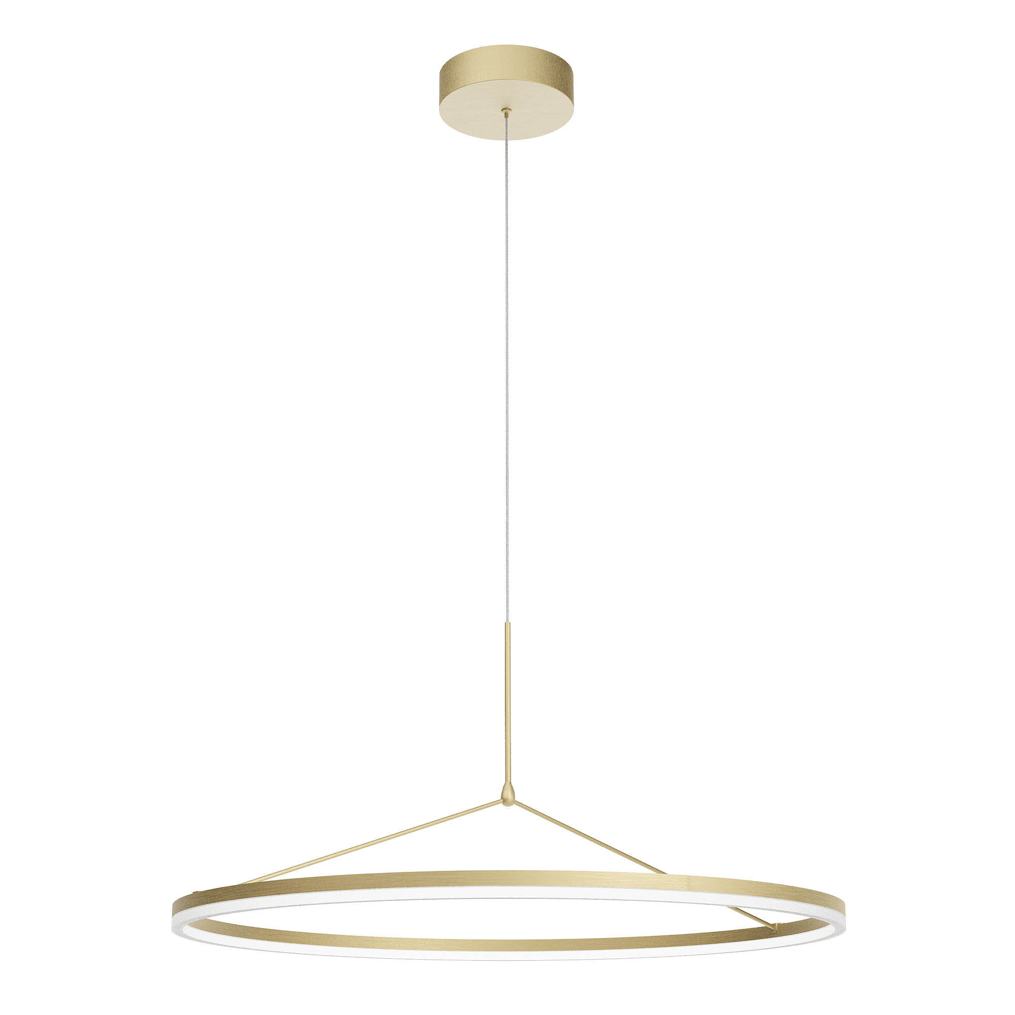 Redo Závěsné LED svítidlo ORBIT B ø 80 cm, 3000K Barva: Bronzová, Stmívání, řízení: TRIAC