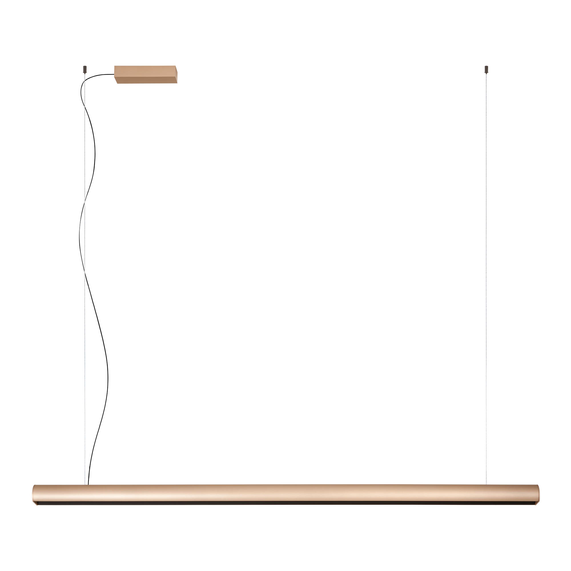 Redo Závěsné LED svítidlo CITYLINE š: 1800mm, 46,5W Barva: Hnědá, Teplota světla: 2700K/3000K