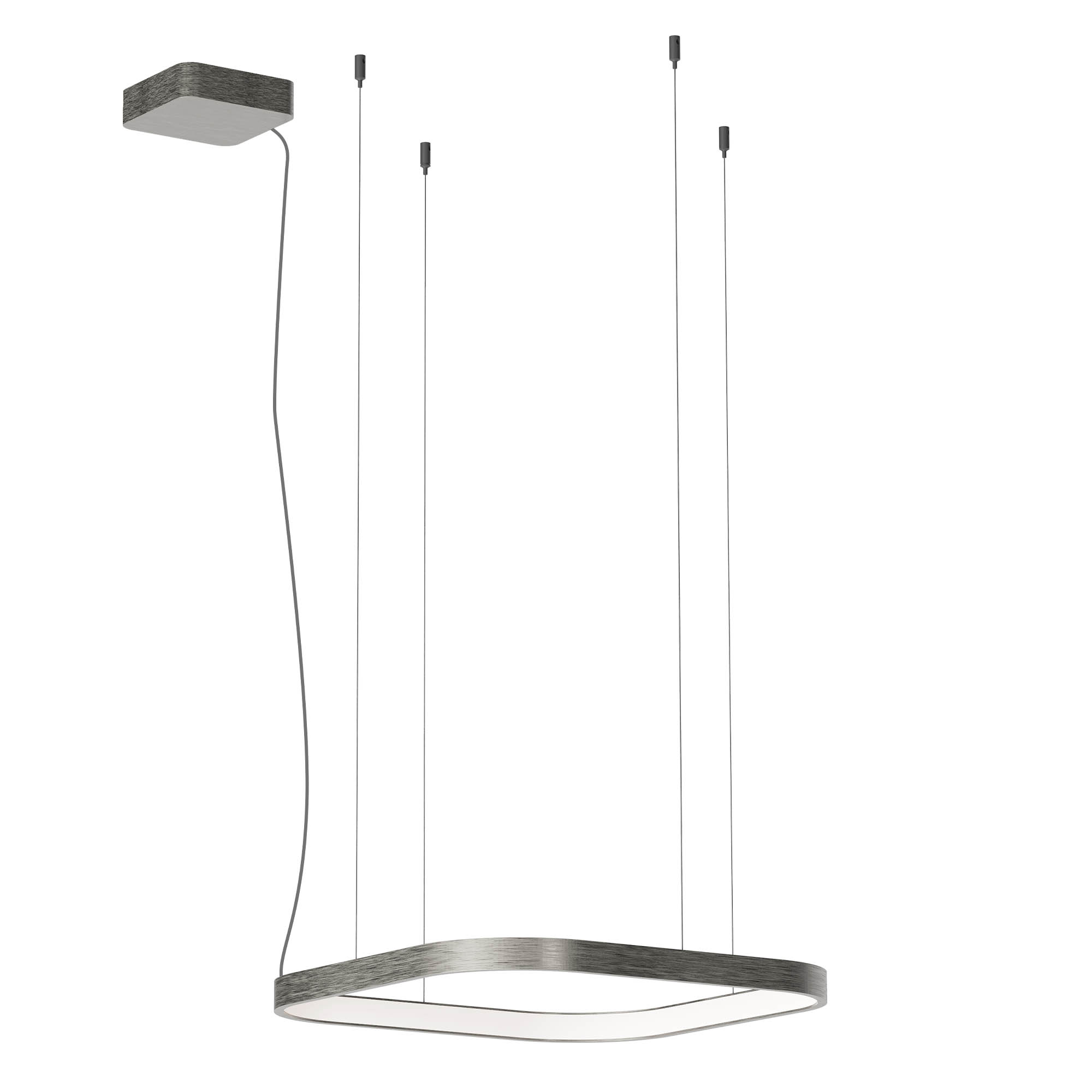 Redo Závěsné LED svítidlo ORION š: 500mm, 40W Barva: Nikl, Stmívání, řízení: TRIAC