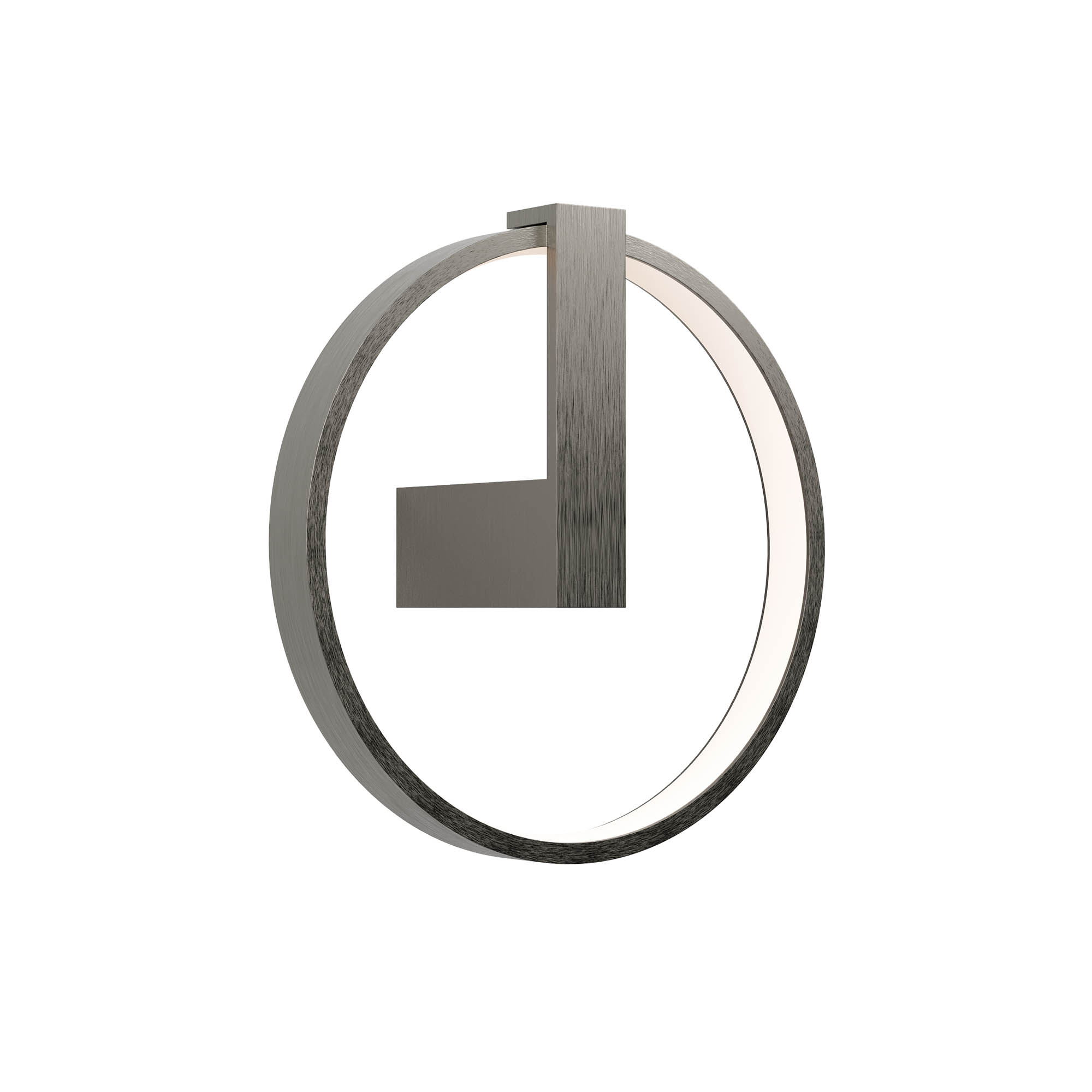 Redo Nástěnné LED svítidlo ORION ø 300mm, 28W Barva: Nikl, Stmívání, řízení: TRIAC