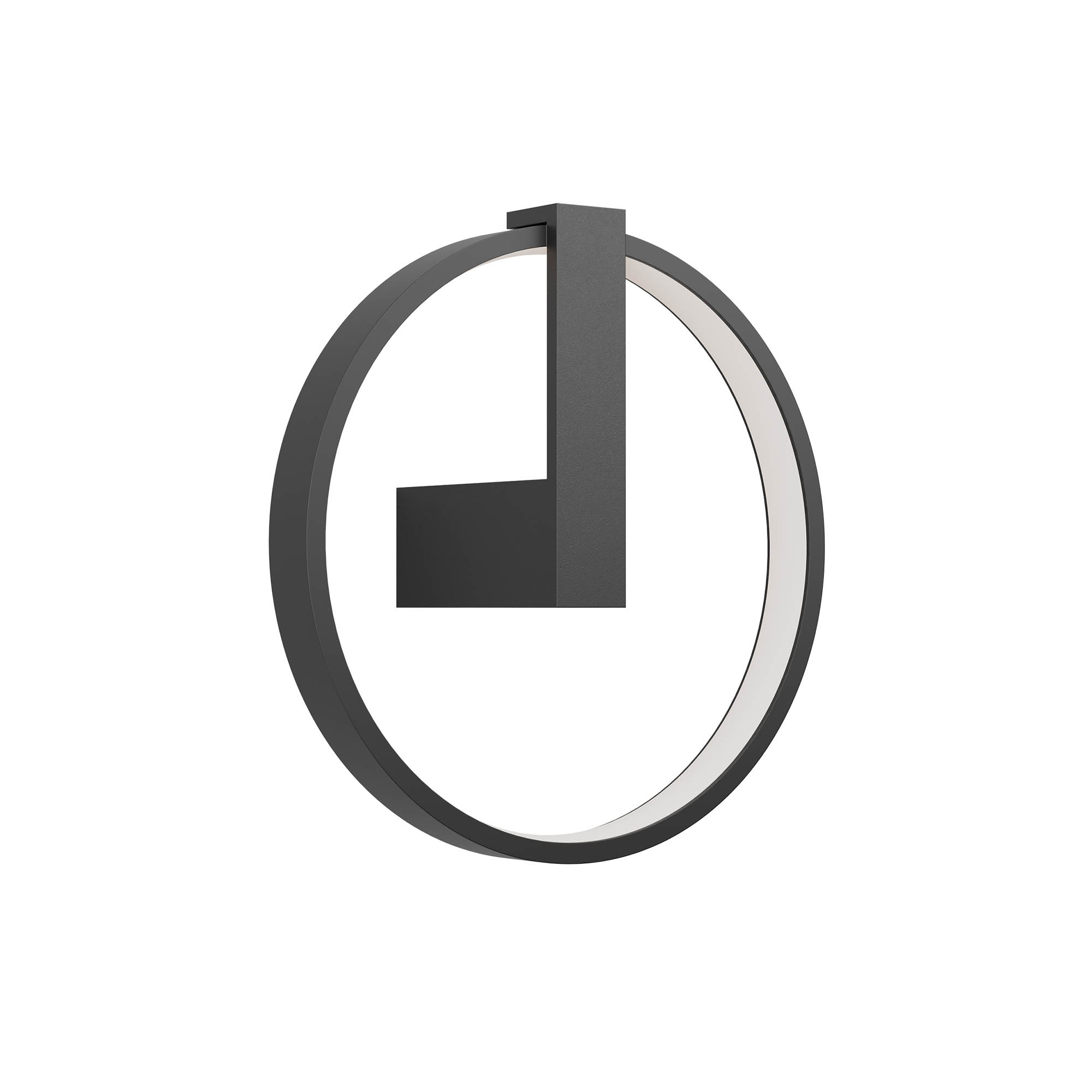 Redo Nástěnné LED svítidlo ORION ø 300mm, 28W Barva: Černá, Stmívání, řízení: TRIAC