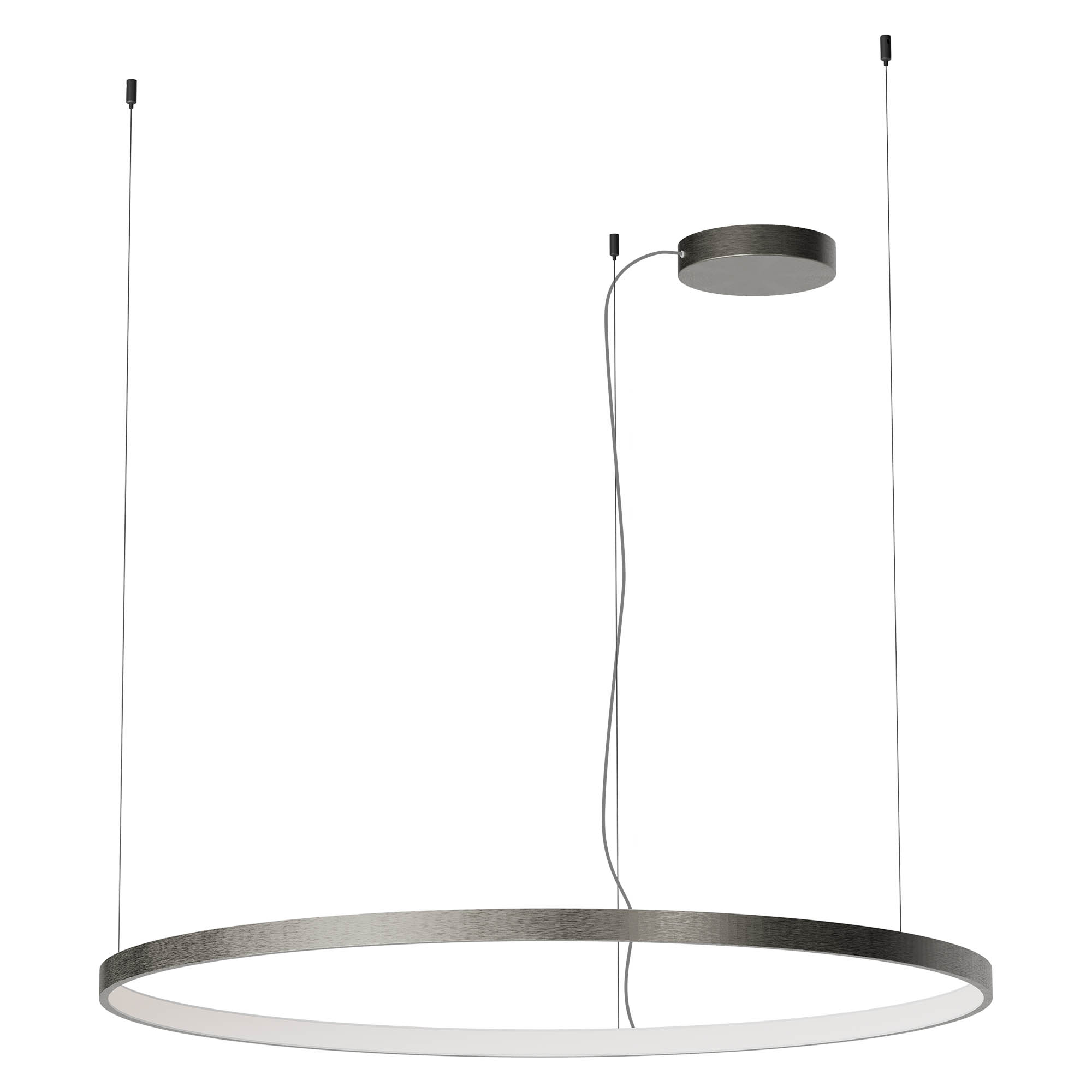 Redo Závěsné LED svítidlo ORION ø 1000mm, 75W Barva: Nikl, Stmívání, řízení: TRIAC