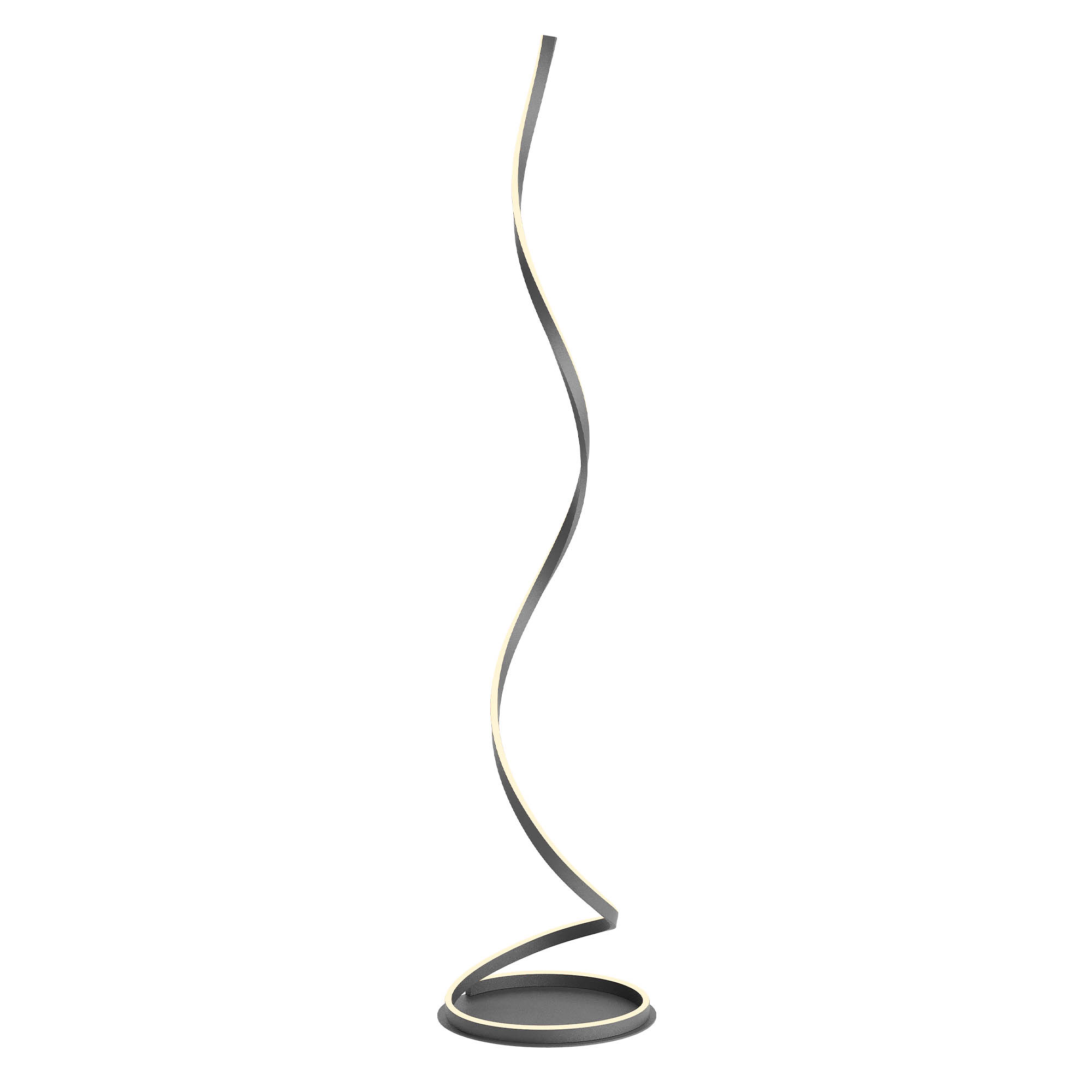 Redo Stojací LED lampa SCROLL v: 170cm, 30W Barva: Černá