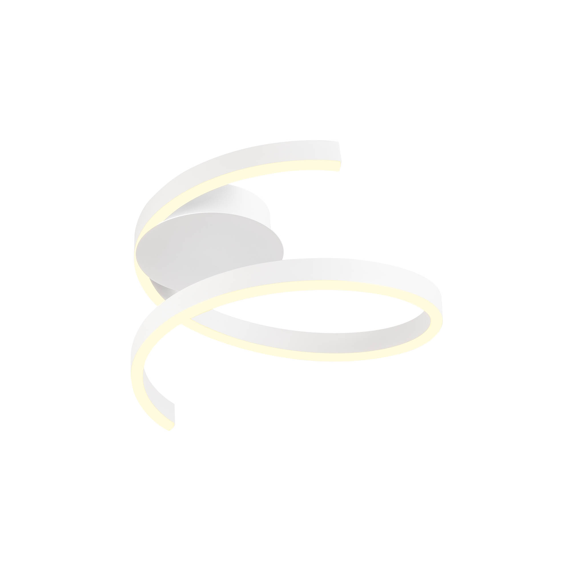 Redo Stropní LED svítidlo SCROLL ø 405mm, 27W Barva: Bílá