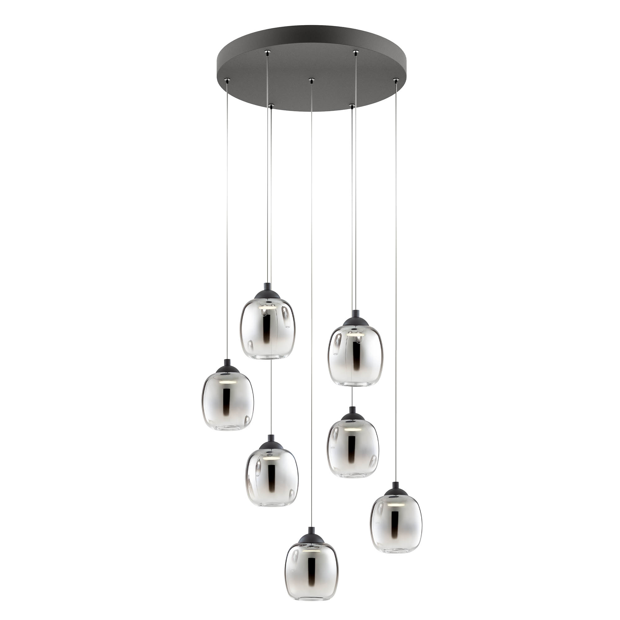 Redo Závěsné LED svítidlo KHADI, ø 450 mm, 35,5W