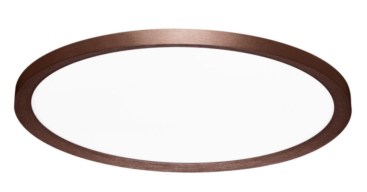 Palnas Smart stropní LED svítidlo HELA, ø 40 cm, 3000-4000K Barva: Kávová, Stmívání, řízení: PUSH