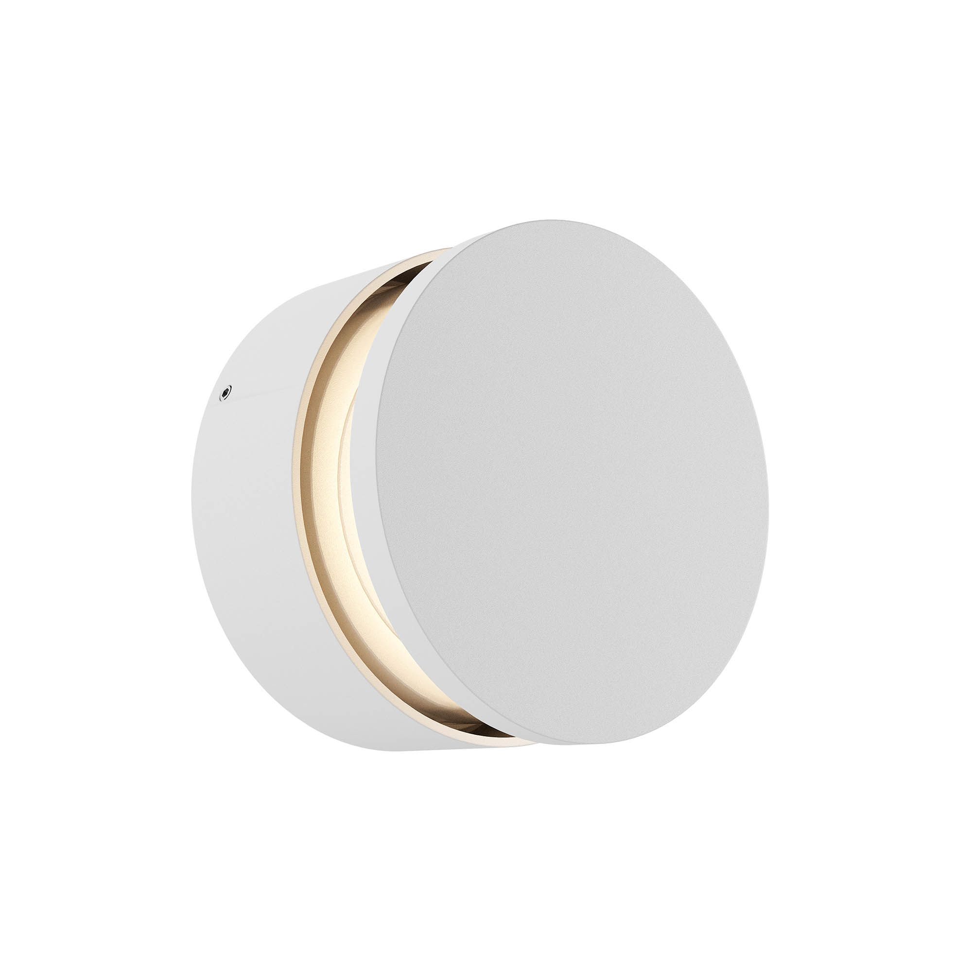 Redo Designové nástěnné svítidlo RUNDE, pr.10,4cm Barva: Bílá