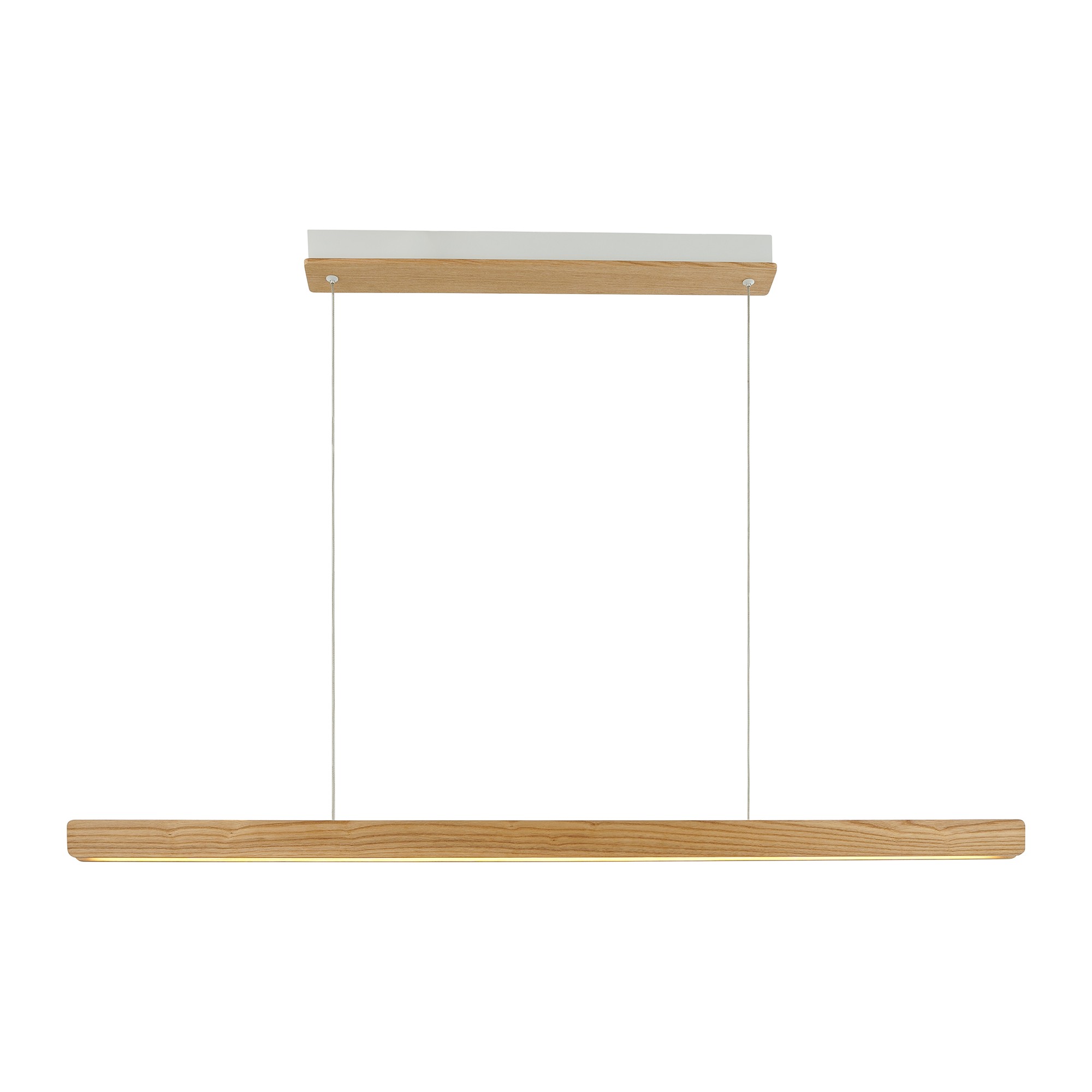Nordlux Dřevěné LED závěsné svítidlo Ilgas, d.115cm, 3000K