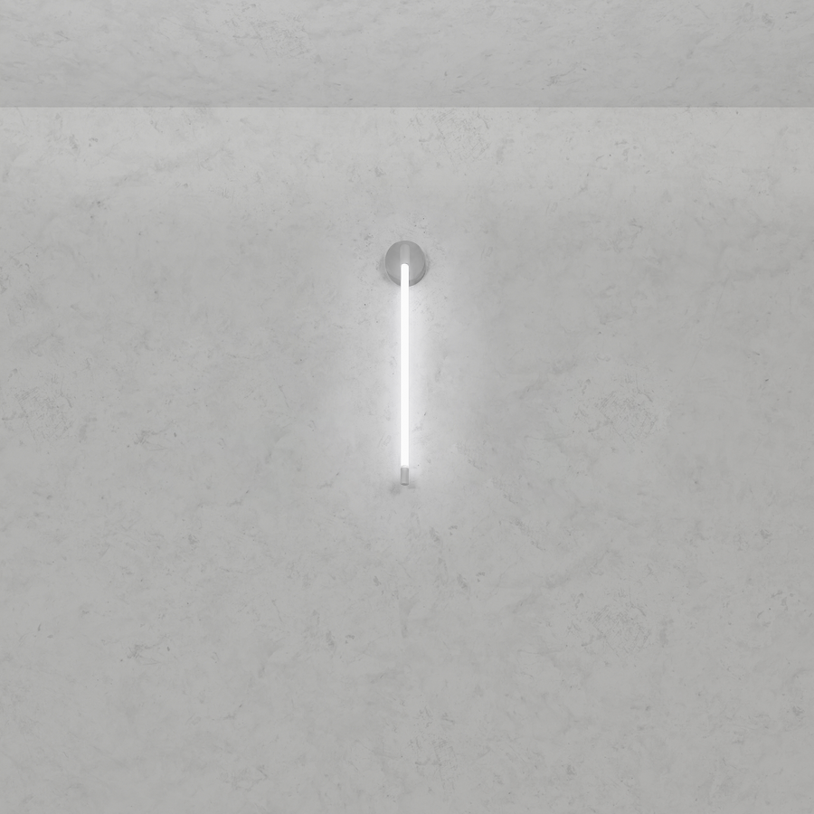 Levně ZAHO Nástěnné LED svítidlo JETSON WALL, 11W, d. 70 cm Barva: Šedá, Teplota světla: 2700K - teplá bílá, Stmívání, řízení: Casambi