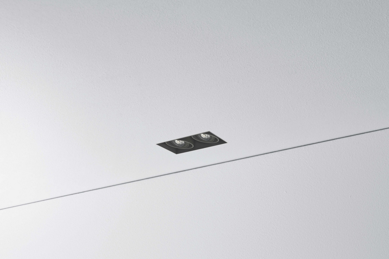 Levně ZAHO Zapuštěné svítidlo ERO RD1, 2xGU10, d. 150 mm Barva: Bílá