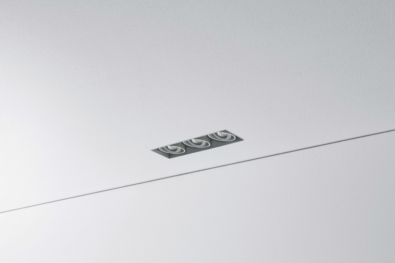 Levně ZAHO Zapuštěné svítidlo ERO RD1, 3xGU10, d. 224 mm Barva: Bílá