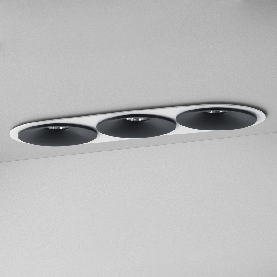 Levně ZAHO Zapuštěné LED svítidlo SPEAKER RD100, 28W, š. 335 mm, 60° Barva: Bílá, Teplota světla: 2700K - teplá bílá, Stmívání, řízení: DALI