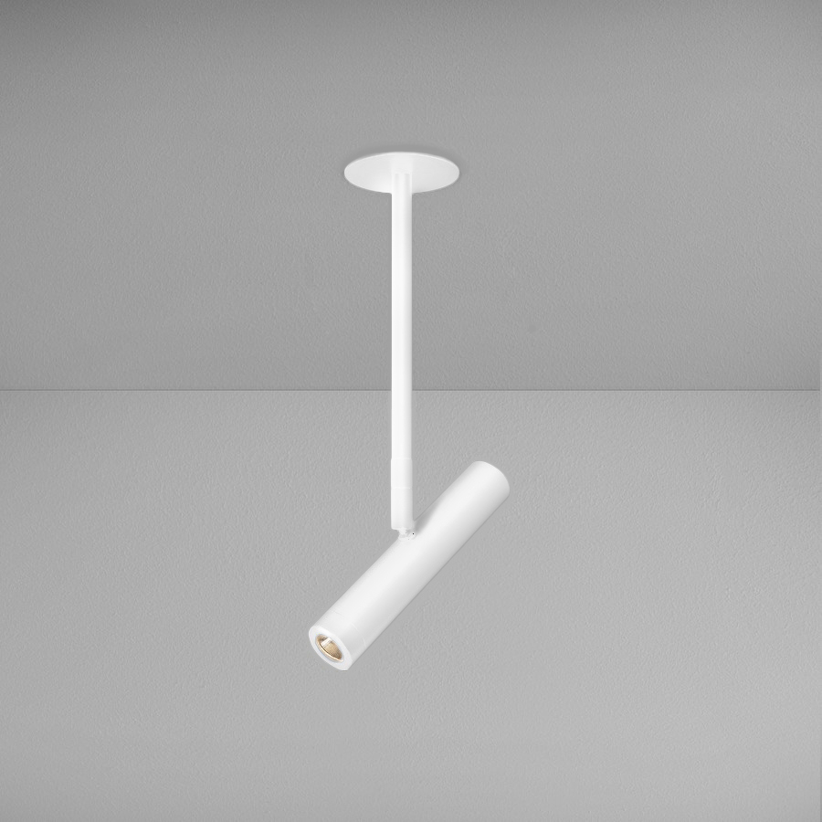 Levně ZAHO Zapuštěné reflektorové LED svítidlo HOLD RD1, 6W, v. 210 mm, 55° Barva: Černá, Teplota světla: 4000K - denní bílá, Stmívání, řízení: ON/OFF (bez stmívání)