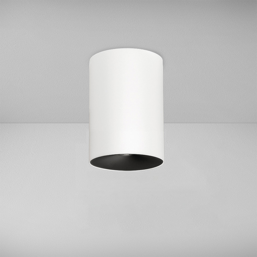 Levně ZAHO Stropní LED svítidlo CAPS MD100, 10W, v. 110 mm, 60° Barva: Bílá, Teplota světla: 2700K - teplá bílá
