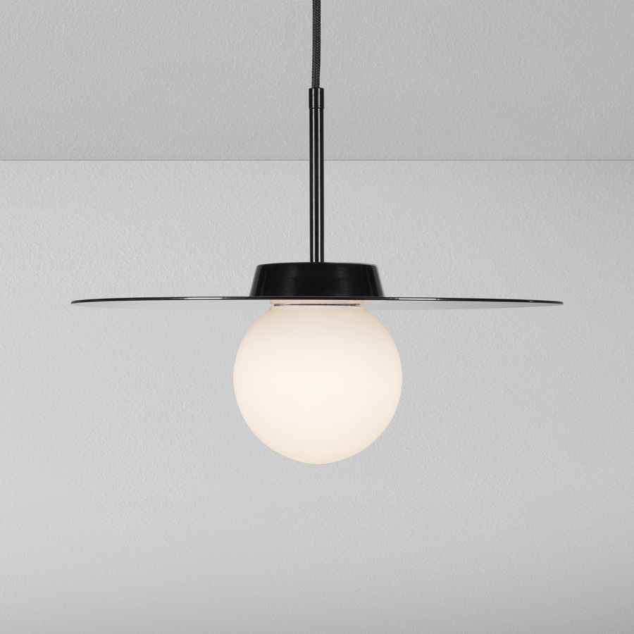 Levně ZAHO Závěsné LED svítidlo SUN SD1, 8W, ⌀400 mm Barva: Bílá, Teplota světla: 2700K - teplá bílá