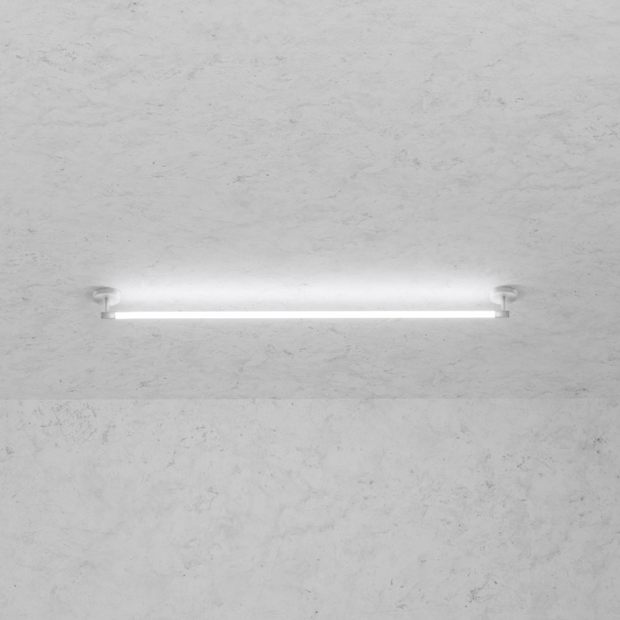 Levně ZAHO Stropní LED svítidlo JETSON MD1, 19W, d. 120 cm Barva: Bílá, Teplota světla: 2700K - teplá bílá, Stmívání, řízení: Casambi