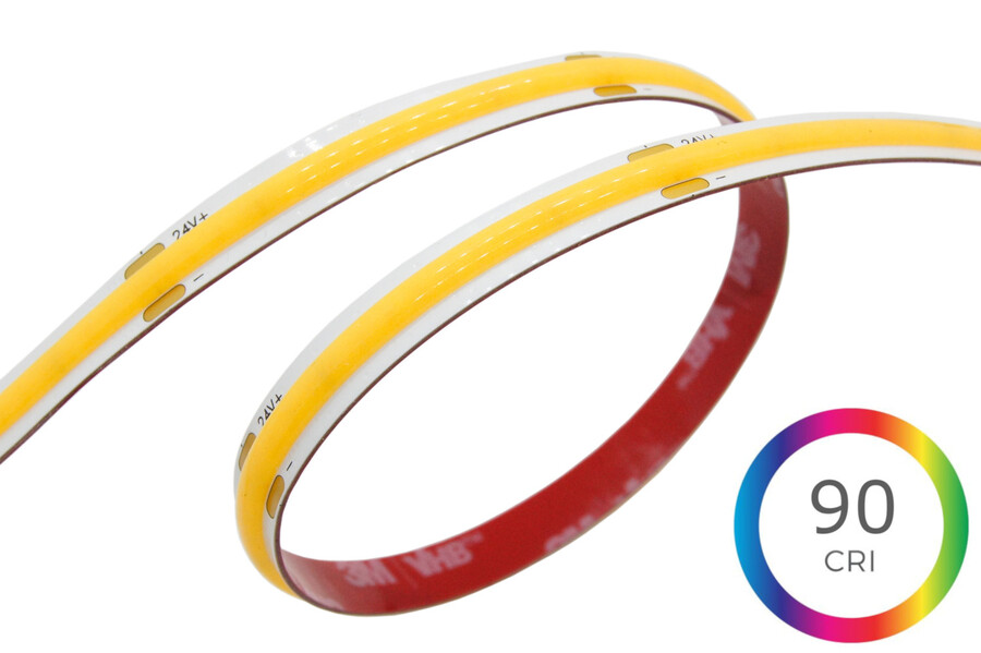 LED pásek COB 4W/m, 24V, IP20, 320LED/m, CRI>90 Barva světla: Neutrální bílá, 4000K